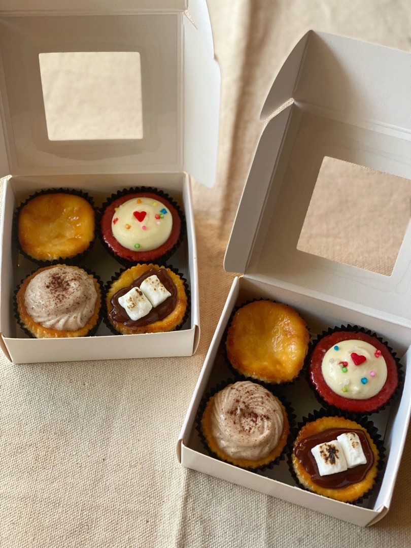 Halal Christmas burnt cheesecakes, Food & Drinks, Homemade Bakes on