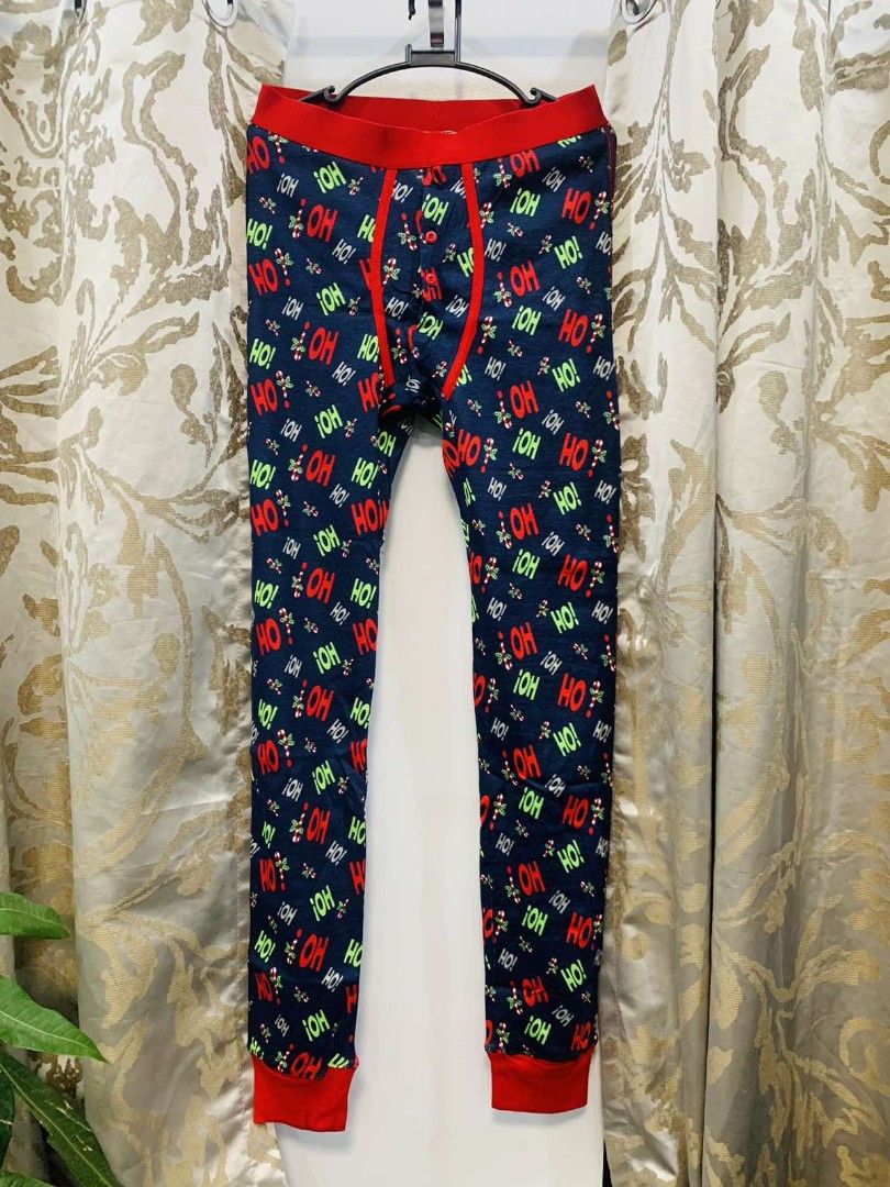 Mens christmas long johns best sale