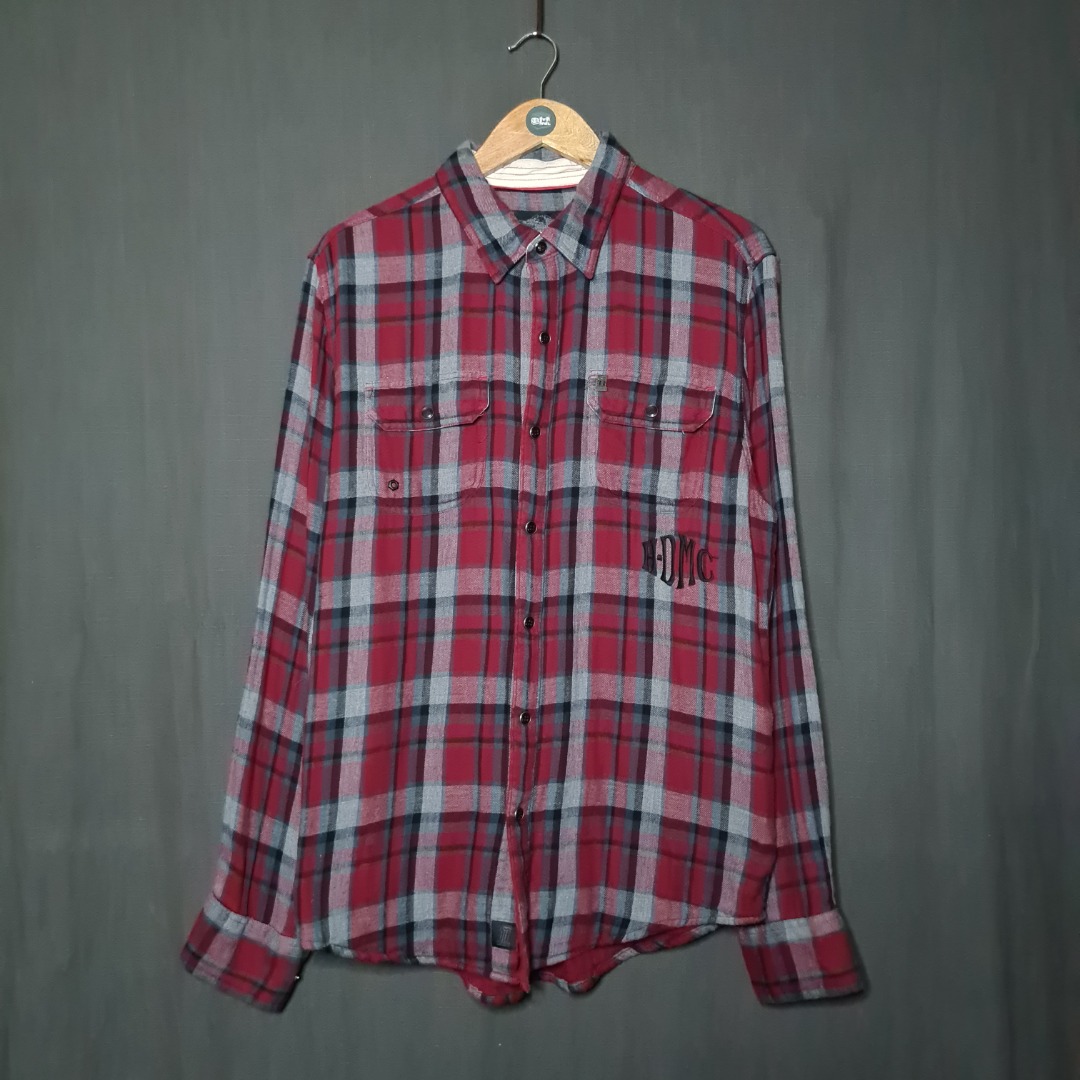 Harley Davidson Flannel, Men's Fashion, Tops & Sets, Formal Shirts on