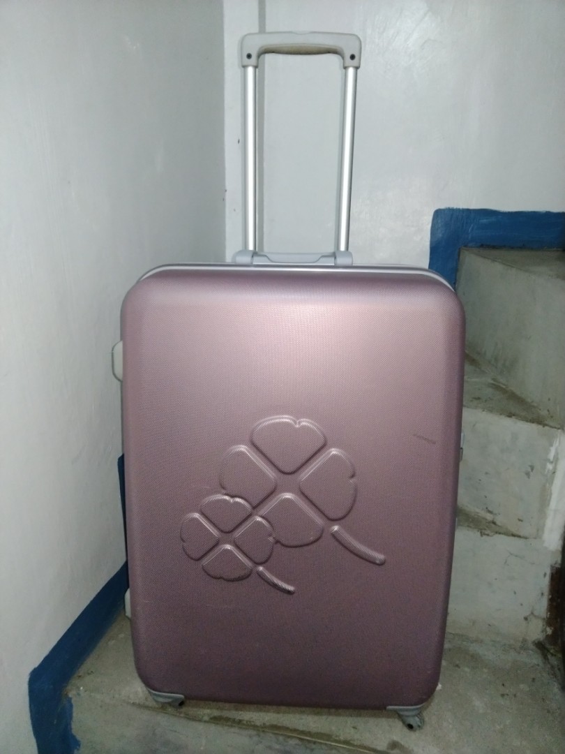 Heavy Duty Hard Case Travel 4 Wheel Swivel Trolley Luggage Bag Suitcase