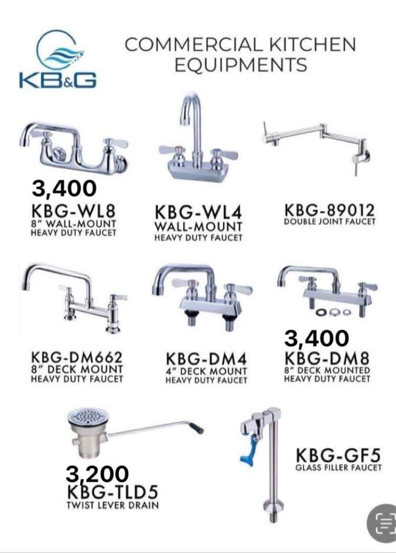 Heavy duty high pressure kitchen faucet commercial faucet industrial