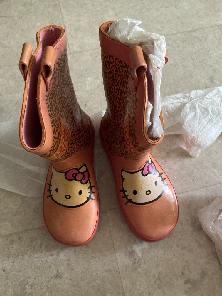 Hello Kitty Shoes rain boots rubber mackintosh wellingtons Babies