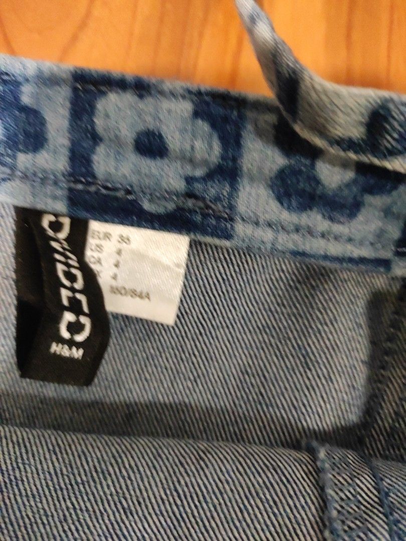 H and m online denim dress