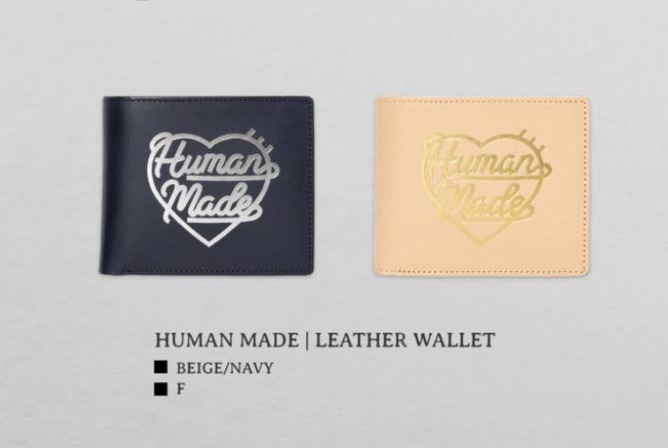HUMAN MADE Leather Wallet 
