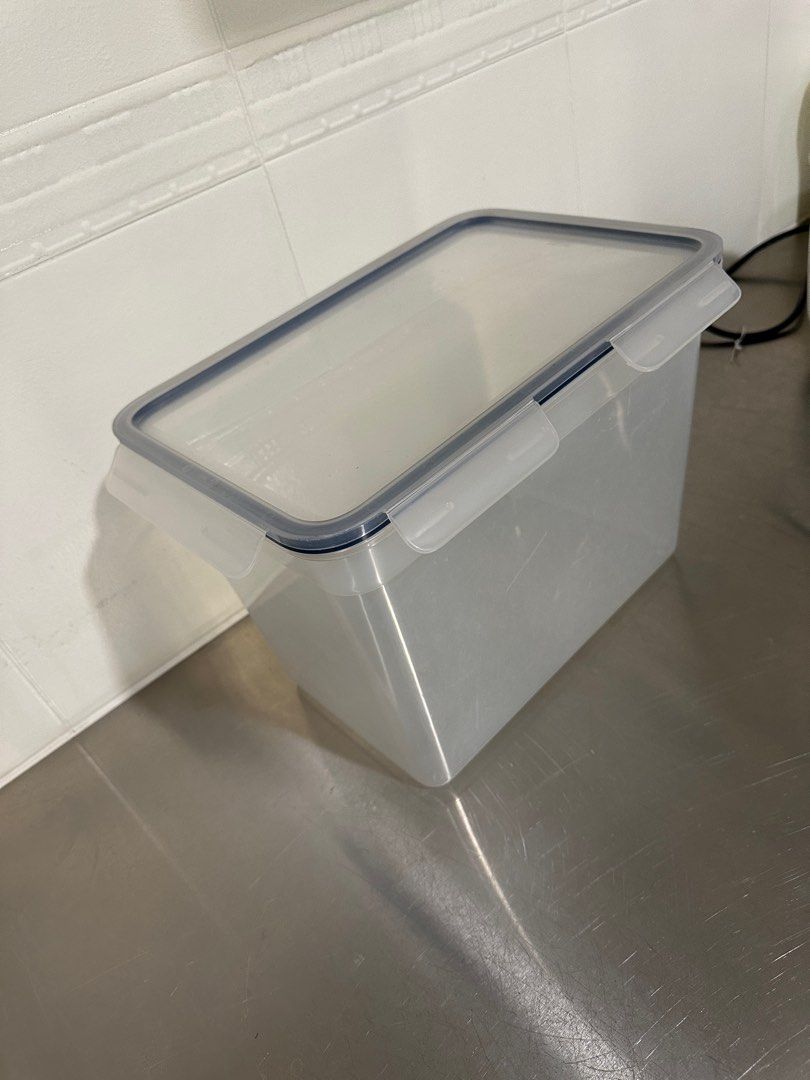 IKEA 365+ Food container, large rectangular/glass, 3 qt - IKEA