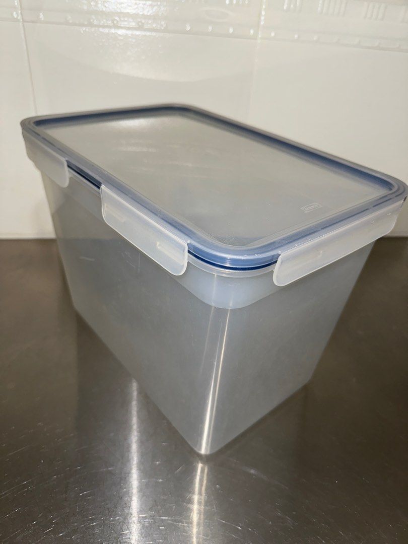IKEA 365+ Food container with lid, rectangular/plastic, 10.6 l - IKEA