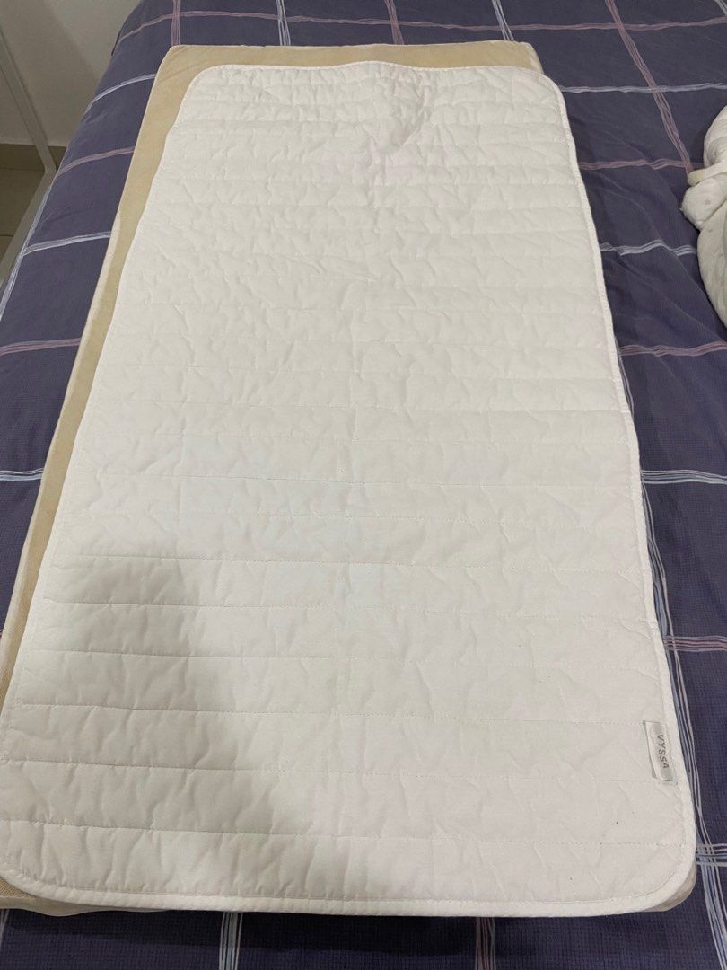 IKEA Baby Cot, mattress and protector, bumper and bedsheet, Babies