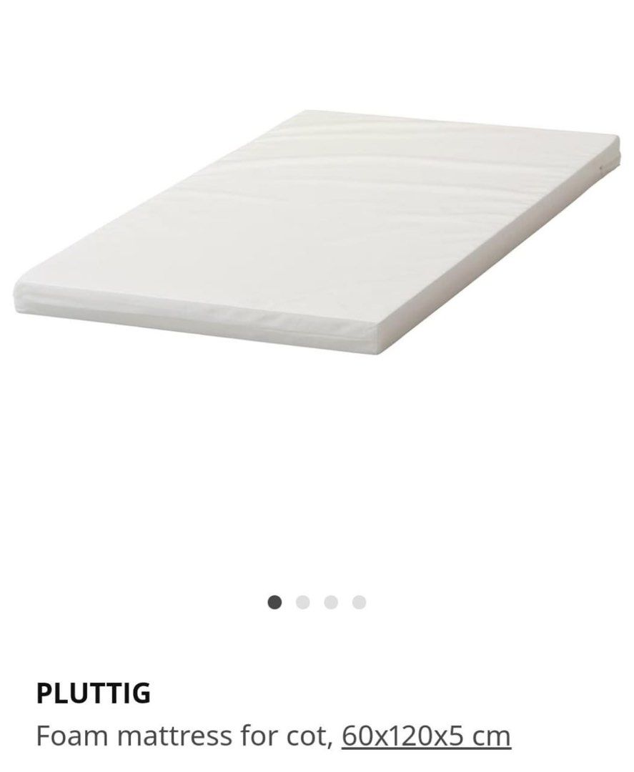 IKEA Baby Cot, mattress and protector, bumper and bedsheet, Babies