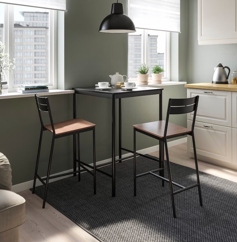 Ikea bar stool on sale set