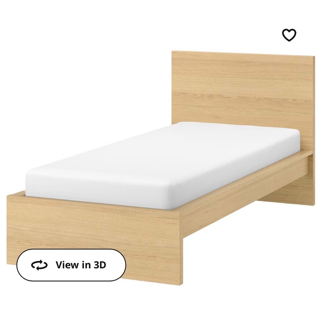 Ikea MALM bed frame, Furniture & Home Living, Furniture, Bed Frames
