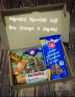 IMPORTED CHOCOLATE GIFT BOX SET (Europe and Japan Goodies) | With Ribbons