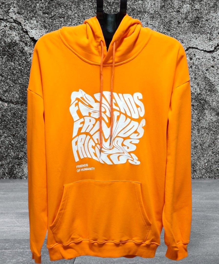 INSTOCK Oversized Unisex Korean Streetwear Friends of Humanity FOH Cotton Hoodie Pls READ description below