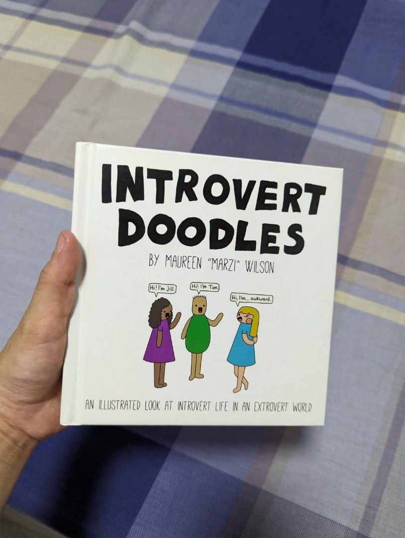 Introvert Doodles by Maureen Marzi Wilson (Category: Storybooks) located in Caloocan City. Submitted by vgcloset (Listing ID 1269035160, Image 1). Description: - Item: book, comics, self-help, hardcover Please send us a message for more photos :).
