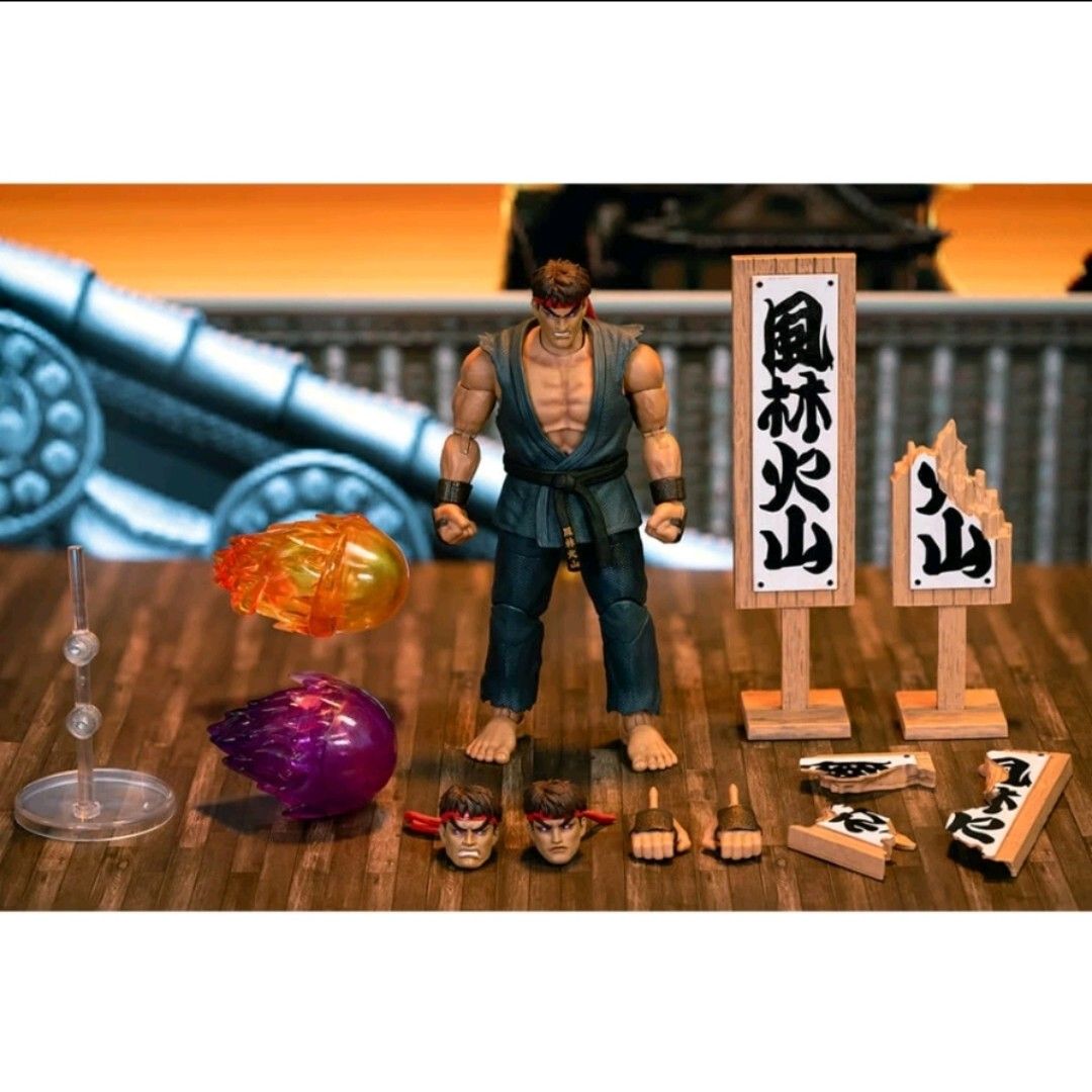 Street Fighter 2 Guile Figure Ballchain Capcom JAPAN GAME