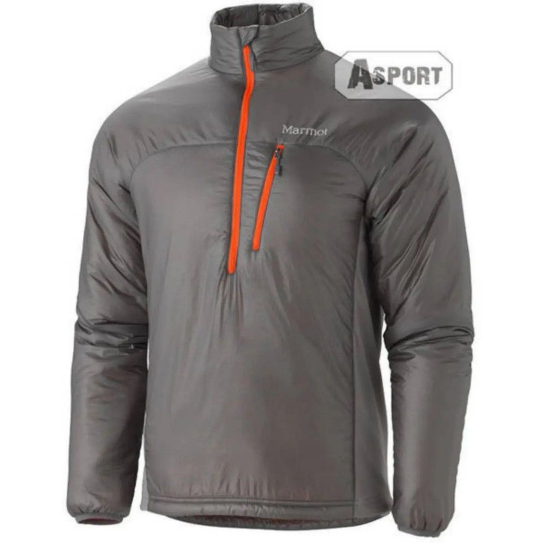 Jaket Marmot Baffin Halfzip Packable Fesyen Pria Pakaian Baju