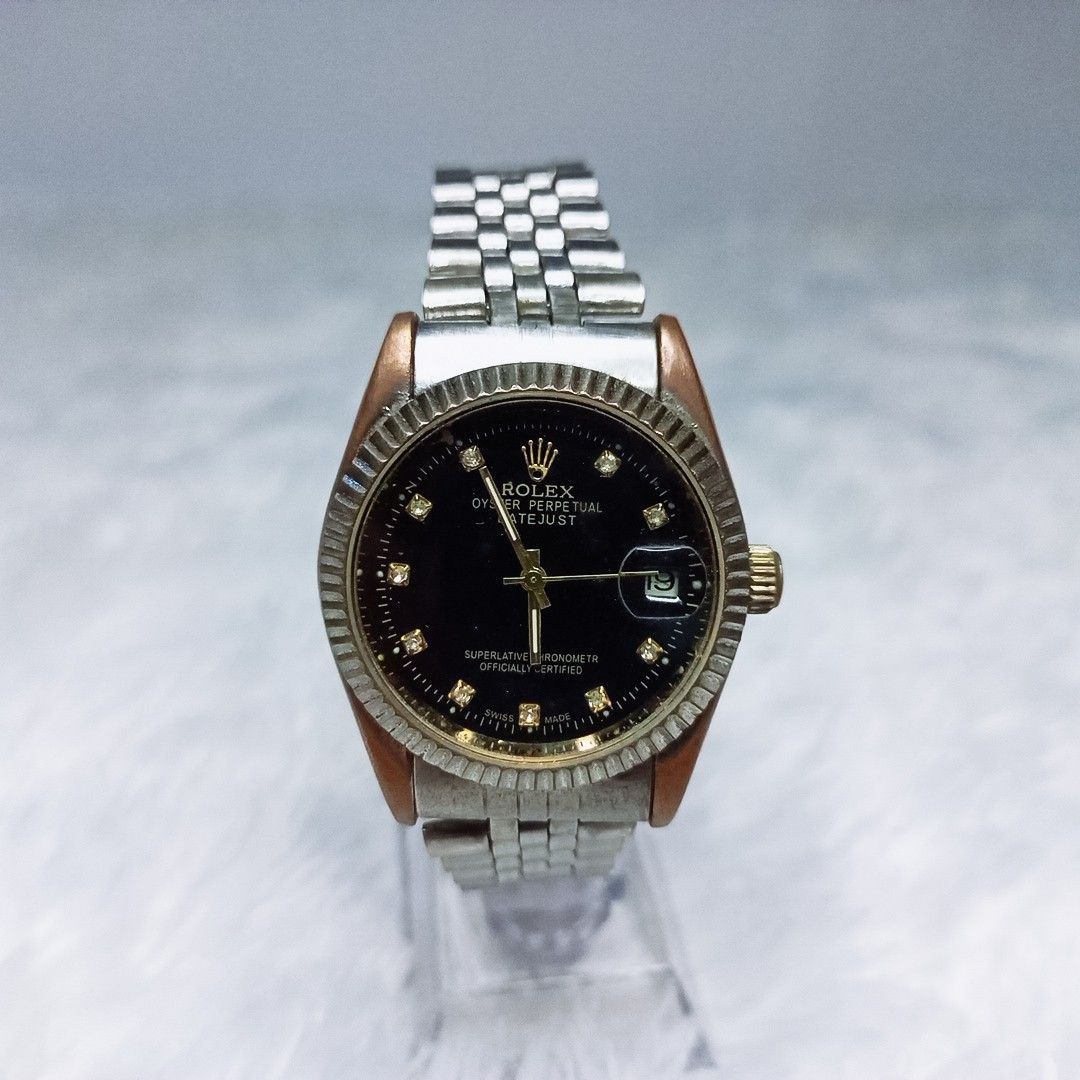 Jam tangan rolex oyster perpetual date sales