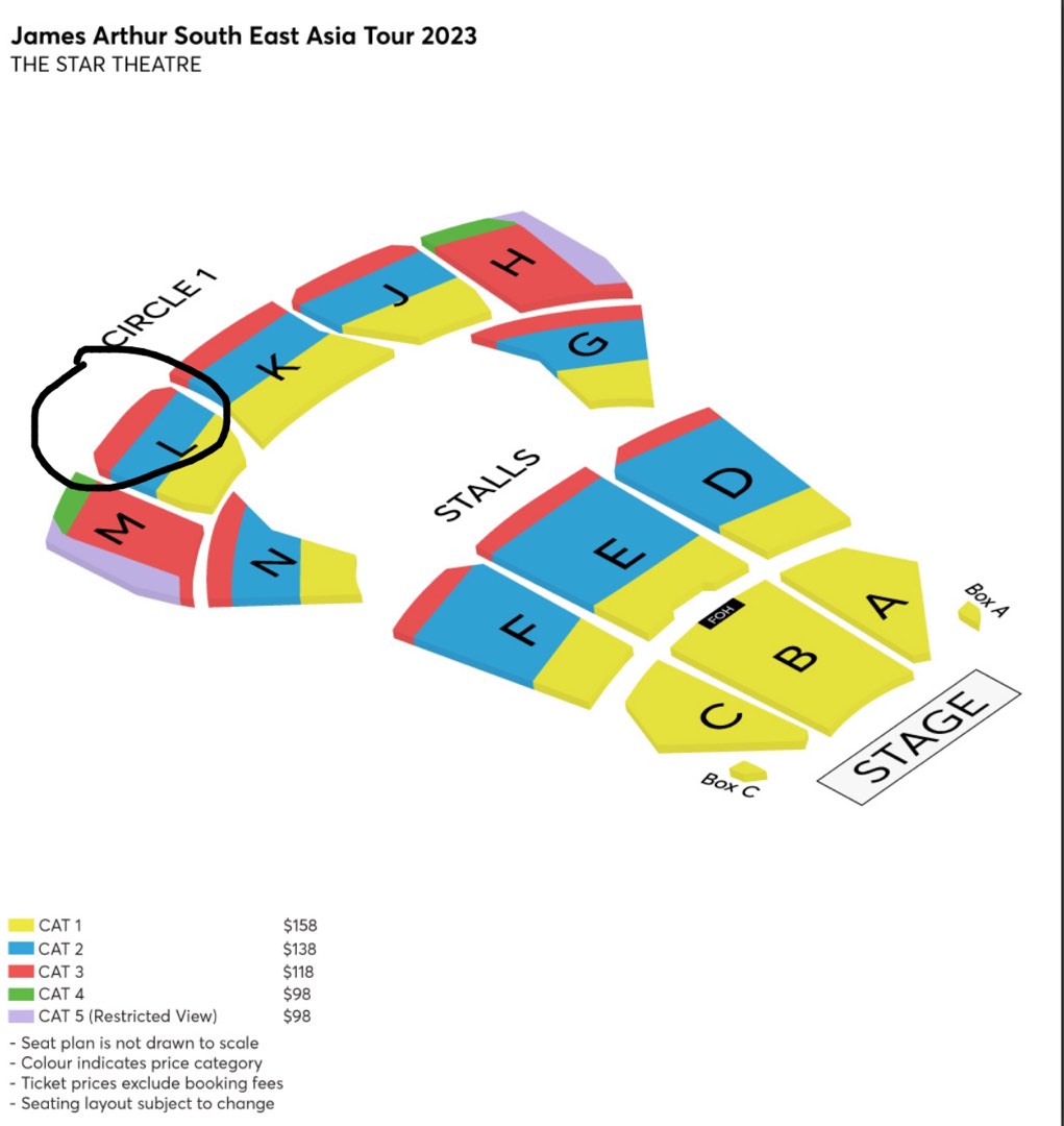 james arthur concert 2023, Tickets & Vouchers, Event Tickets on Carousell