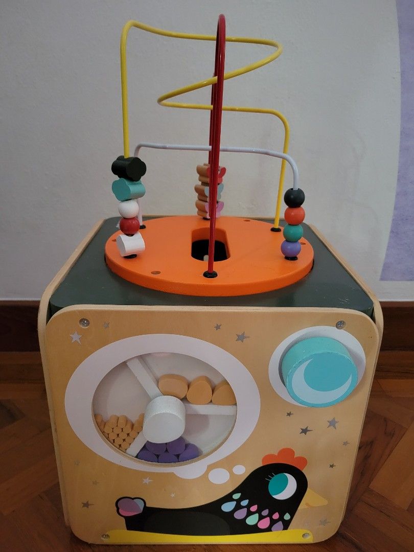 Janod activity cube, Babies & Kids, Infant Playtime on Carousell