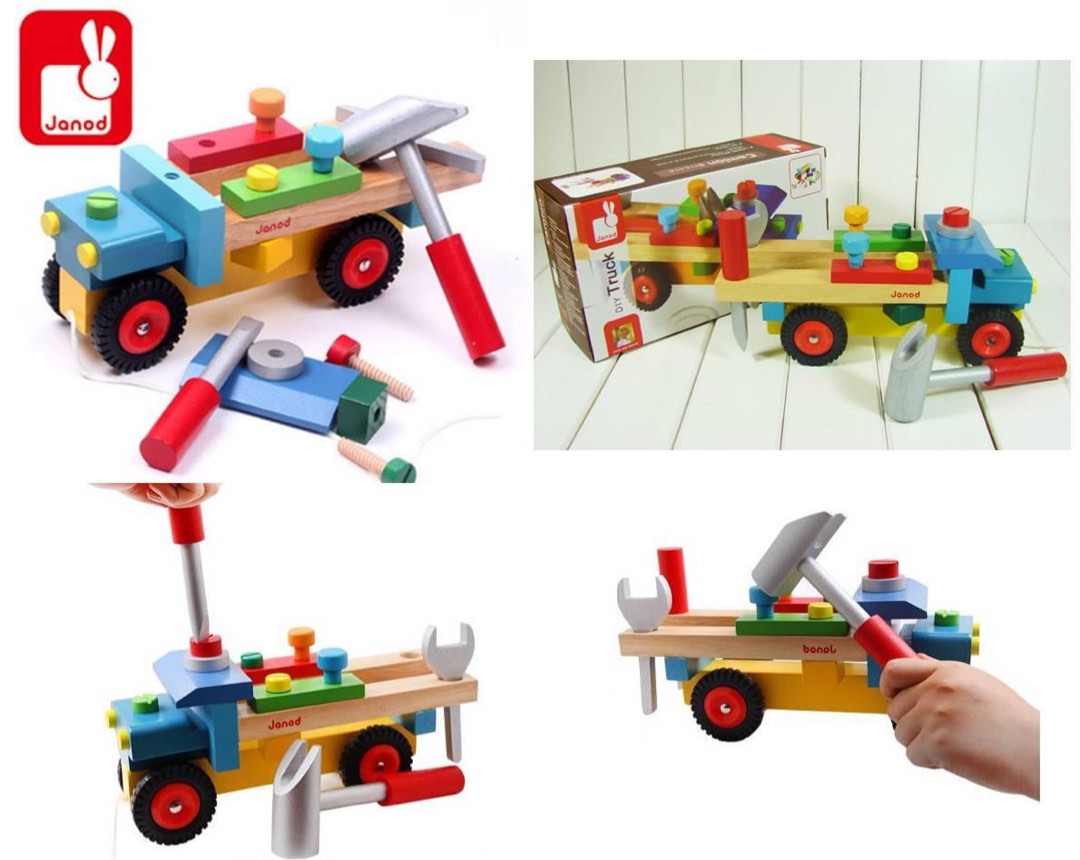 Janod DIY Truck high quality toys from France Hobbies Toys
