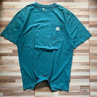 Kaos carhartt pocket forest green k87 htg