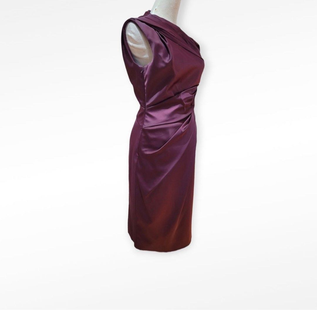 Karen Millen Satin Dress size S, Women's Fashion, Dresses & Sets, Dresses  on Carousell