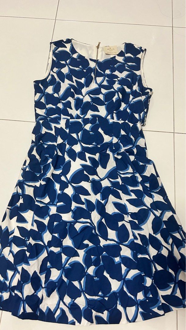 Kate spade blue discount floral dress