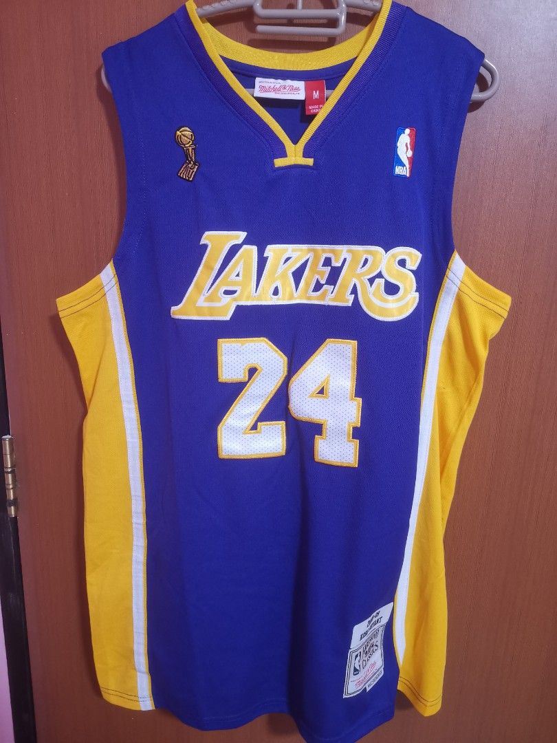 Kobe jersey size 2025