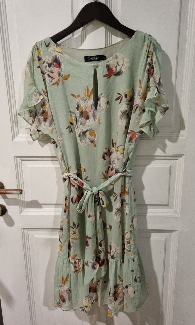 green emerald velvet dress Lauren Ralph Lauren Womens Floral Print Midi Shift Dress Green 12 at Amazon  Women's Clothing store