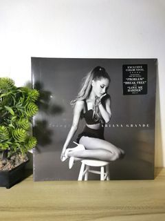 LAVENDER CLEAR SPLIT VINYL: ARIANA GRANDE- MY EVERYTHING LIMITED EDITION COLORED VINYL (LP PLAKA NOT CD)