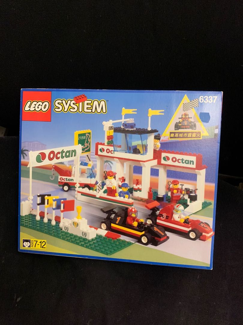 Lego 6337 System Fast Track Finish Octan, 興趣及遊戲, 玩具& 遊戲類