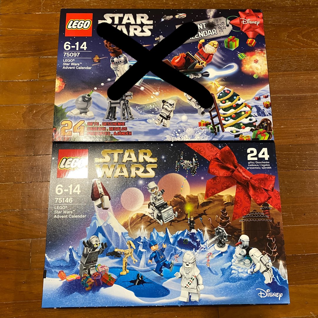 Lego Star Wars Advent Calendar Christmas R2D2 C3PO Snow Chewbacca Rebel