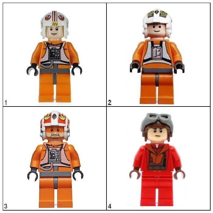 LEGO STAR WARS MINIFIG Luke Skywalker from 9493 OR Y wing Rebel