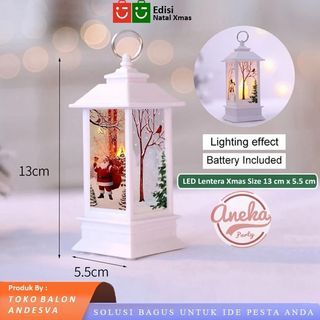 Lentera Lampu Model Christmas