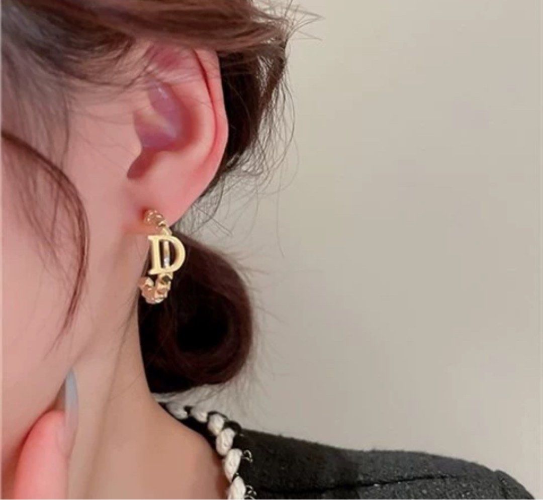Geometric new arrivals gold hoops