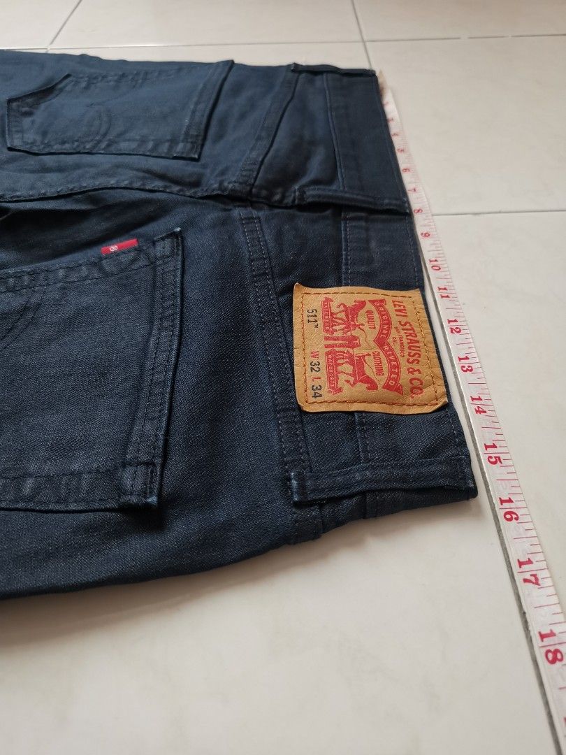 LEVI S 511 Single R Coated Stretch Slim Jeans Men s Fashion