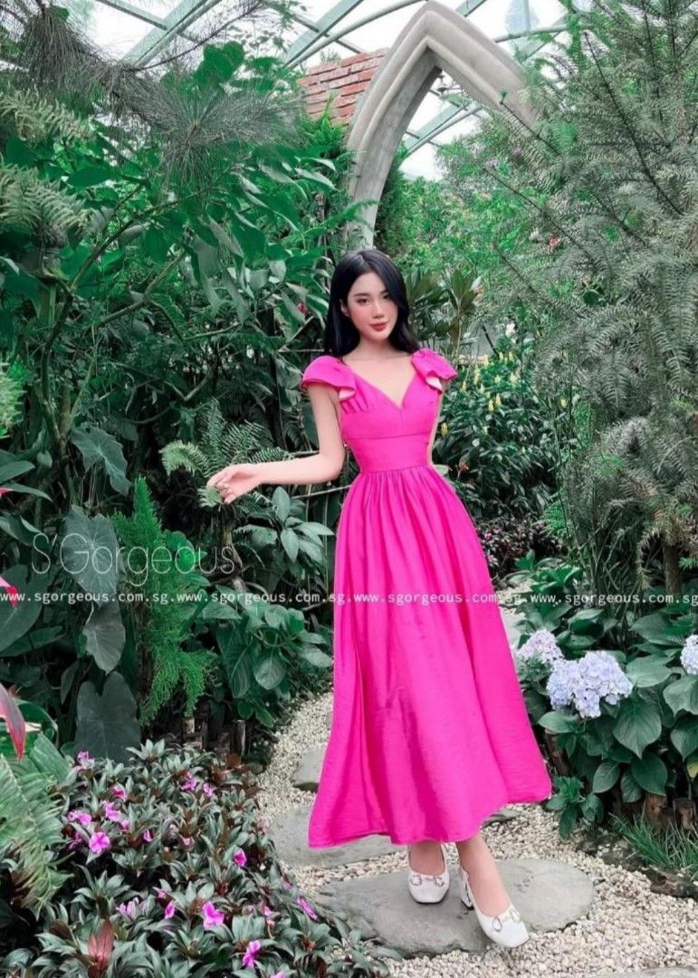 Rose maxi dress clearance