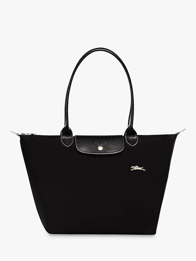Longchamp Tote Bag club series black large size instock Women s Fashion Bags Wallets Tote Bags on Carousell