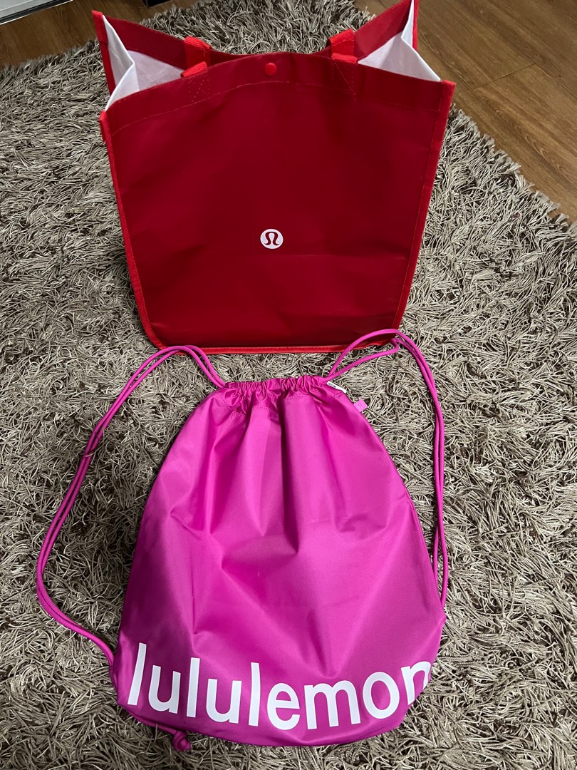 Lululemon lightweight gym sack, Announcements on Carousell