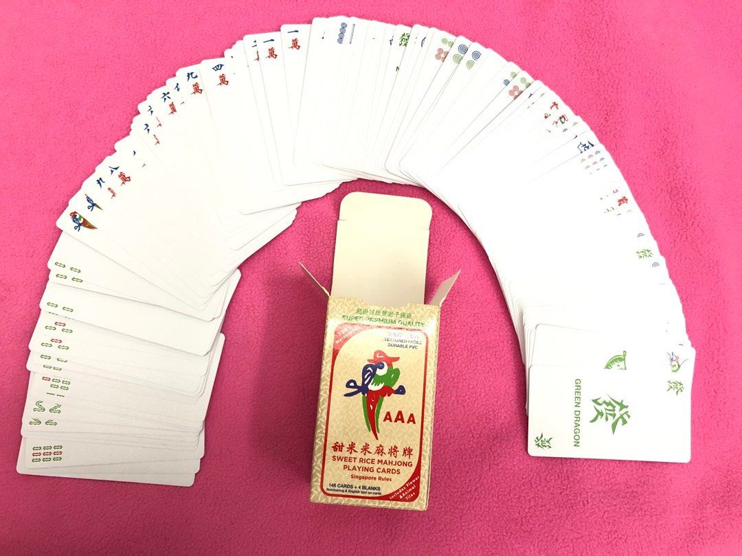 Mahjong cards, Hobbies &amp; Toys, Toys &amp; Games on Carousell