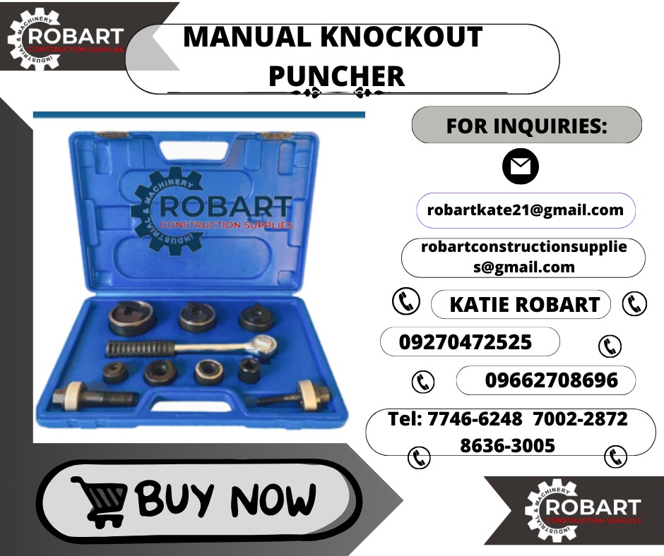 MANUAL KNOCKOUT PUNCHES, Commercial & Industrial, Construction Tools