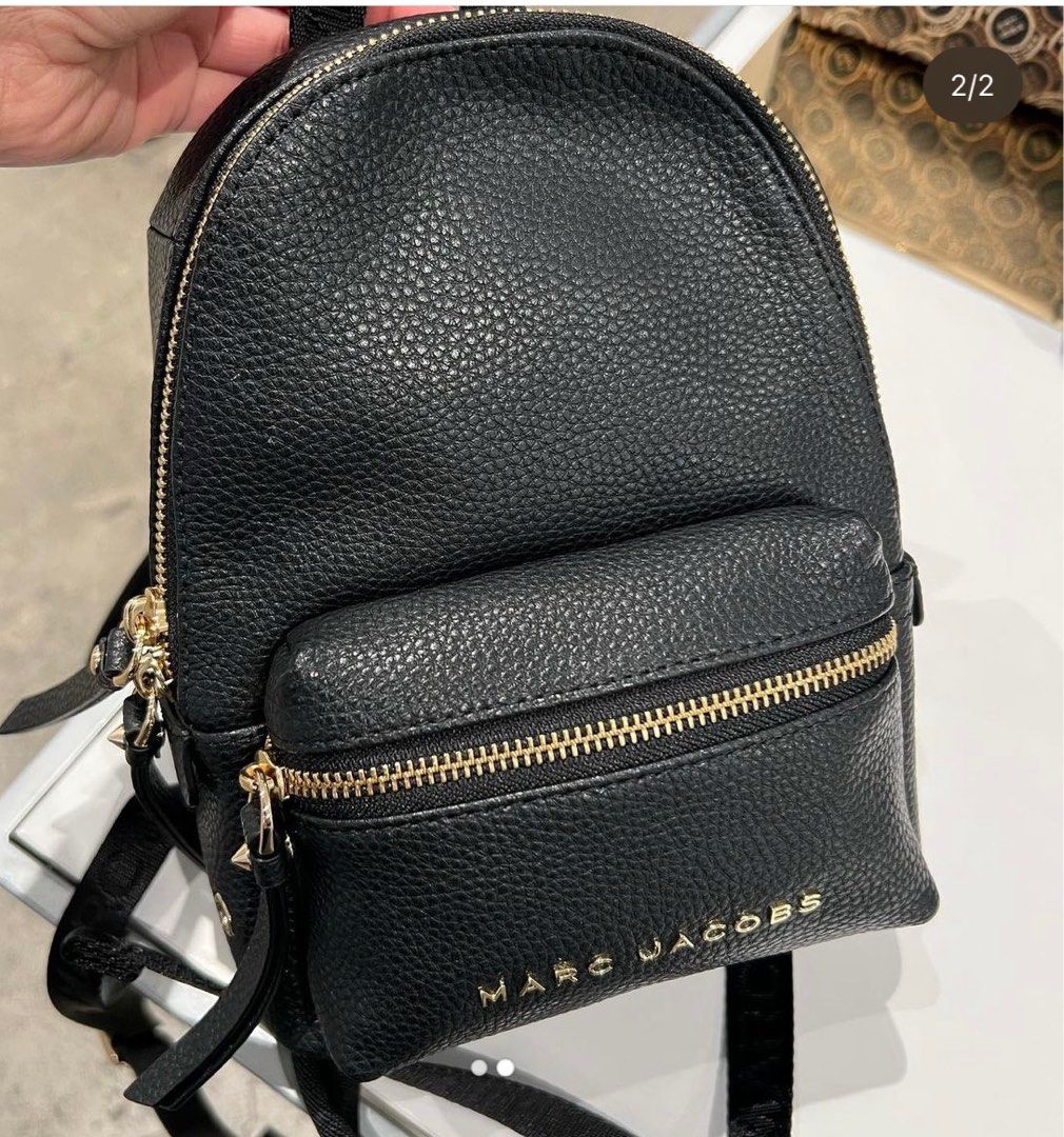 Marc jacobs leather mini backpack hot sale