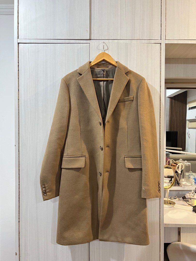 Marks and Spencer Wool Coat Men s Fashion Coats Jackets and Outerwear on Carousell