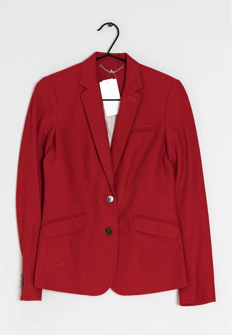 Massimo Dutti Red Blazer US6 UK10