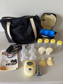 Medela on the go breast pump complete set with cooler and bag