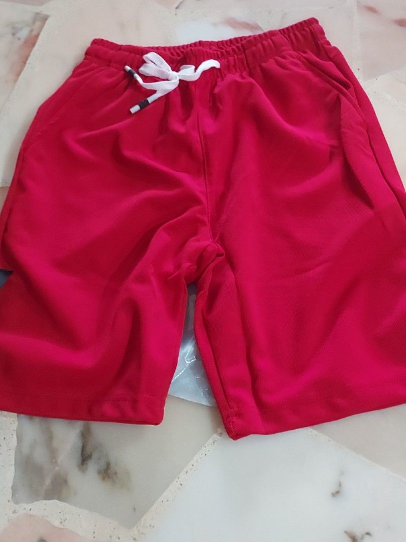 Red deals short pants