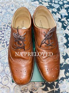 Men Dress Shoe / Work Shoe / Brown Men Shoe / Men Wedding Shoe / Santa Barbara Polo & Racquet Club Men Dress Shoe in Brown Size US12