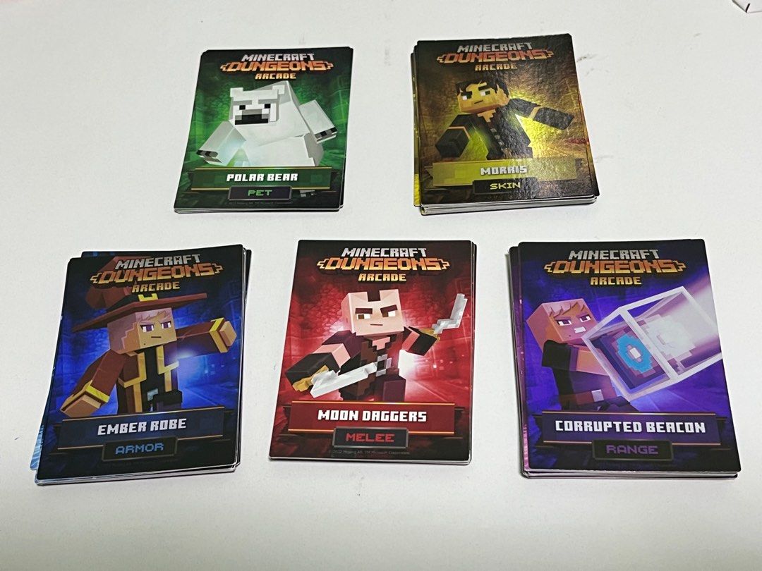 Minecraft Cards Hobbies Toys Toys Games on Carousell