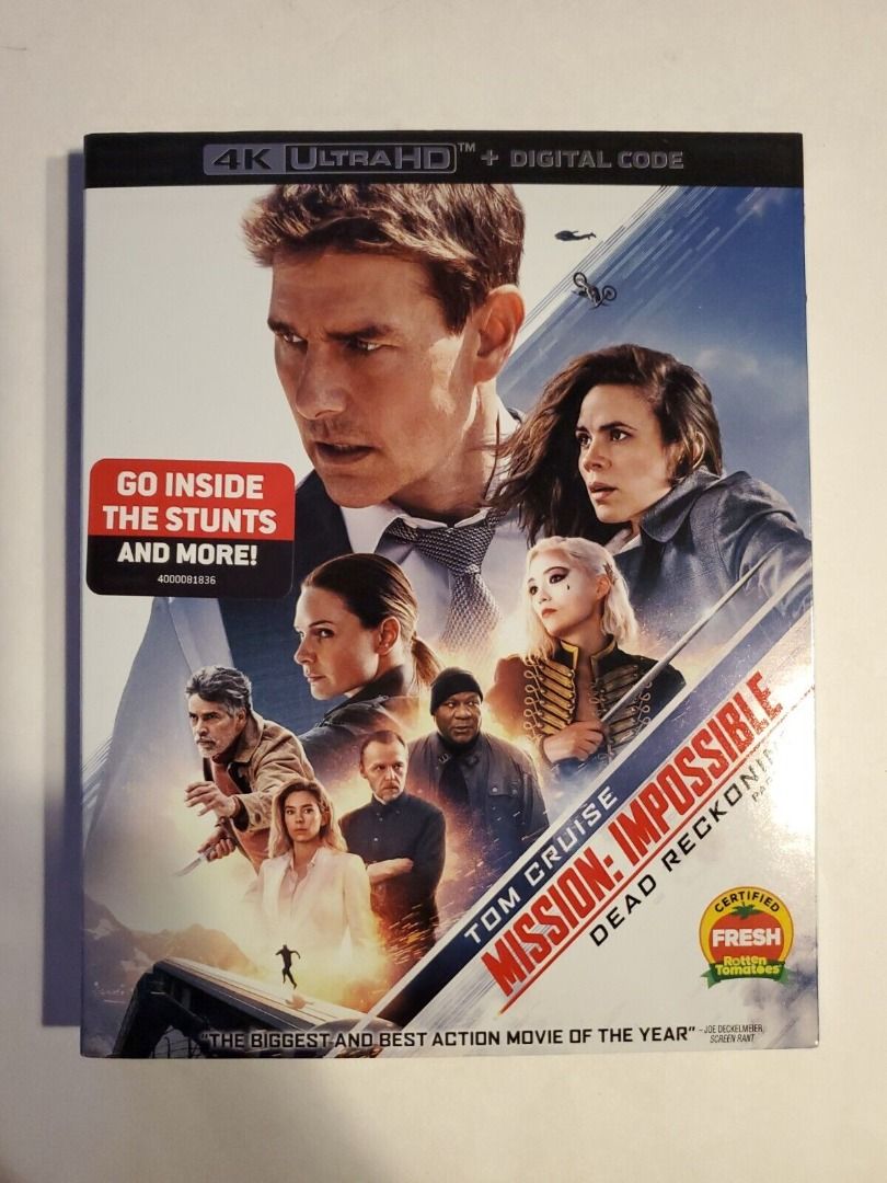 Mission: Impossible: Dead Reckoning-part One · Mission Impossible 7 - Dead  Reckoning Part 1 (Blu-ray) (2023)