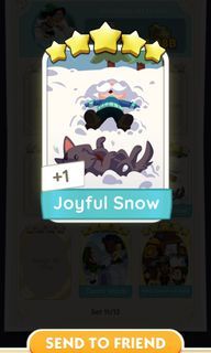 MONOPOLY GO 5stars sticker - JOYFUL SNOW