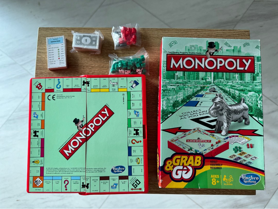Monopoly Hasbro Gaming Versione Viaggio – Gioco Da Tavolo Portatile, Gioca Ovunque, 2-4 Giocatori - 2